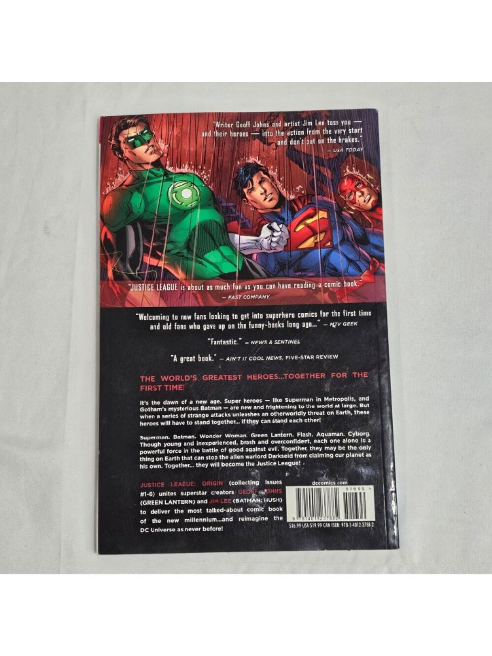 Justice League Vol. 1 Origin Comic Book By Geoff Johns Jim Lee & Scott Williams - Picture 2 of 13